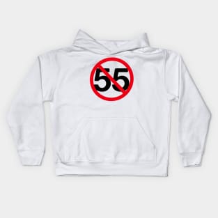 Can't Drive 55 mph Kids Hoodie